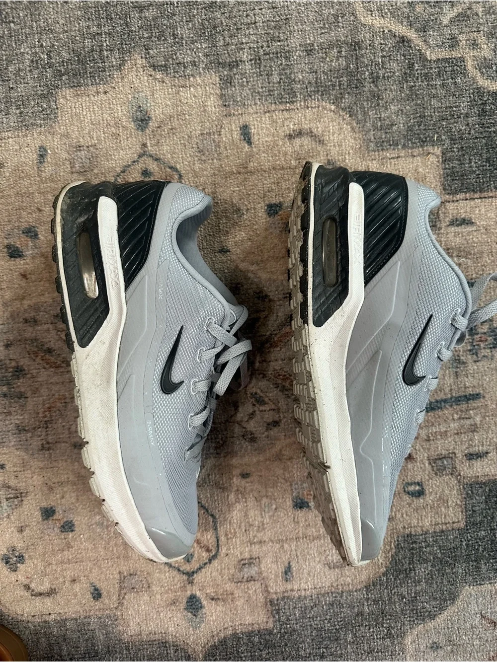Men's Grey Nike AIR MAX with Black Accents
